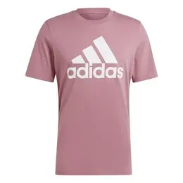 Adidas: Розовая футболка  Essentials