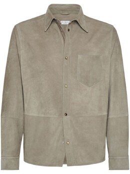 Brunello Cucinelli: Замшевая рубашка 