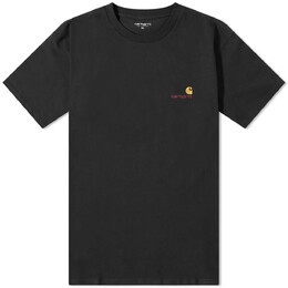 Carhartt WIP: Чёрная футболка  American