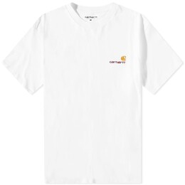 Carhartt WIP: Белая футболка  American