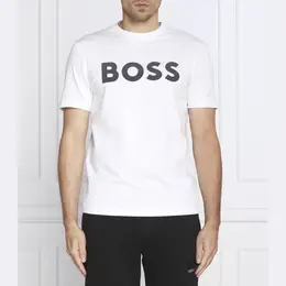 BOSS: Белая футболка 