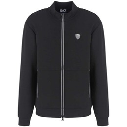 EA7 Emporio Armani: Чёрная толстовка 