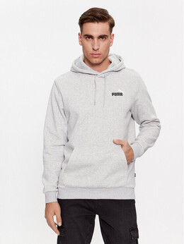 PUMA: Серая толстовка  Ess