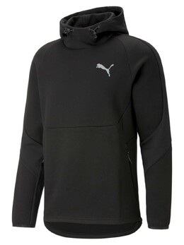PUMA: Чёрная толстовка  Evostripe