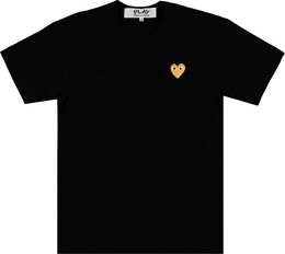 Comme Des Garçons Play: Чёрная футболка  Heart