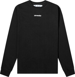 Off-White: Свитшот  Marker с длинным рукавом