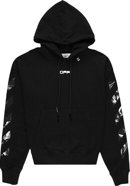Off-White: Чёрная толстовка  Caravaggio