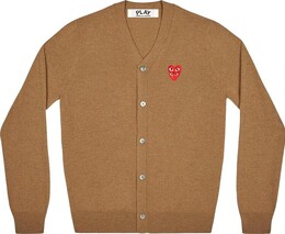 Comme Des Garçons Play: Коричневый кардиган 
