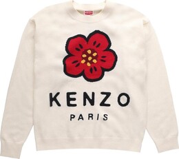 Kenzo: Белый свитер  Paris