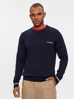 Tommy Hilfiger: Синий свитер 