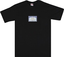 Supreme: Чёрная футболка 