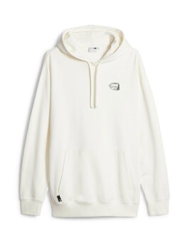 PUMA: Белая толстовка  Downtown