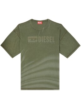 Diesel: Зелёная футболка 