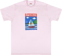 Supreme: Светлая футболка  Sailboat