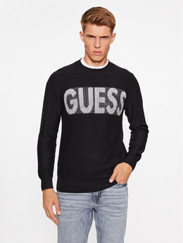 GUESS: Чёрный свитер 