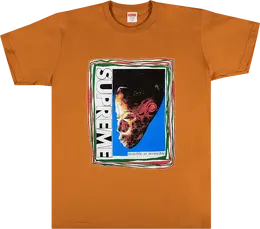 Supreme: Оранжевая футболка 