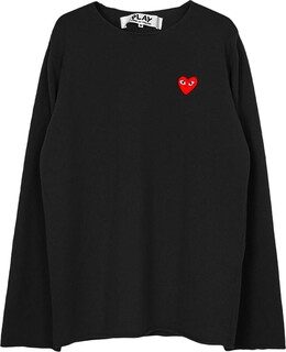 Comme Des Garçons Play: Красный свитер  Heart