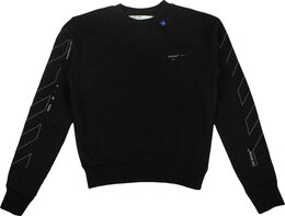 Off-White: Чёрная толстовка  Diag