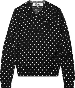 Comme Des Garçons Play: Свитер с v-образным вырезом 