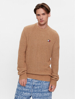 Tommy Jeans: Бежевый свитер 