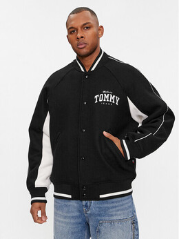 Tommy Jeans: Чёрная куртка 