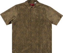 Supreme: Рубашка с леопардовым принтом 