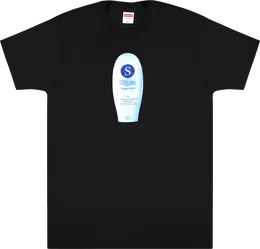 Supreme: Чёрная футболка  Super Cream