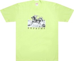 Supreme: Зелёная футболка  Riders
