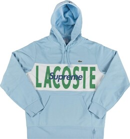 Supreme: Толстовка  Lacoste с капюшоном