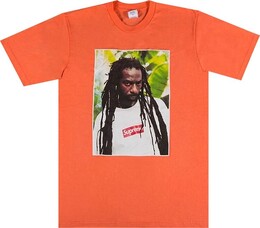 Supreme: Оранжевая футболка  Buju Banton