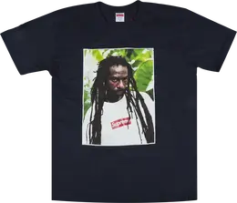 Supreme: Синяя футболка  Buju Banton