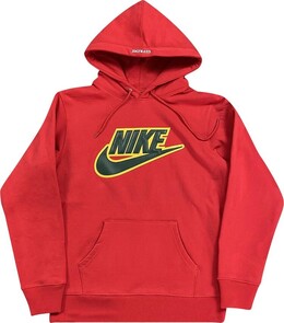 Supreme: Кожаная толстовка  Nike