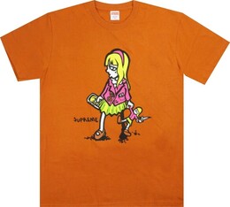 Supreme: Оранжевая футболка  Suzie Switchblade