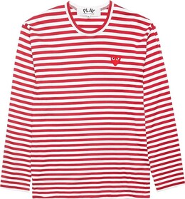 Comme Des Garçons Play: Футболка в полоску 