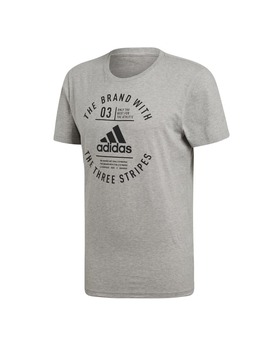 Adidas: Серая рубашка 