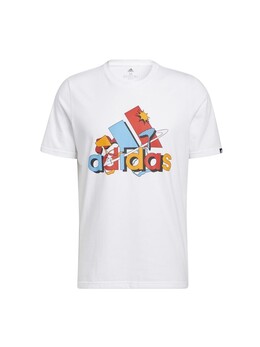 Adidas: Белая рубашка 