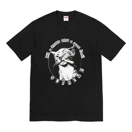 Supreme: Чёрная футболка  Smoke