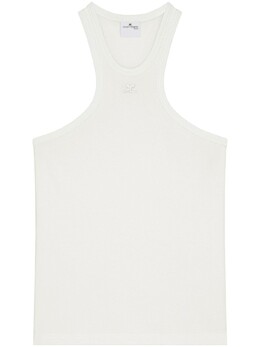 Courreges: Белая футболка 