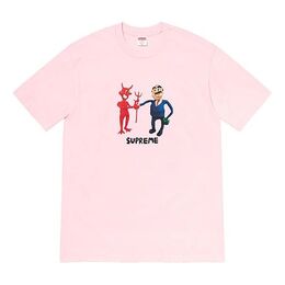 Supreme: Розовая футболка 