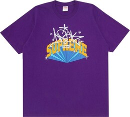 Supreme: Фиолетовая футболка 