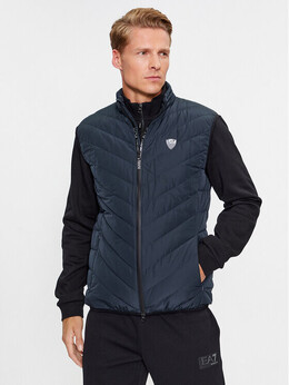 EA7 Emporio Armani: Синий жилет 