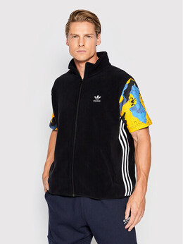 Adidas: Чёрный жилет  Adicolor