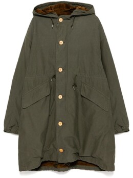Visvim: Зелёное пальто 