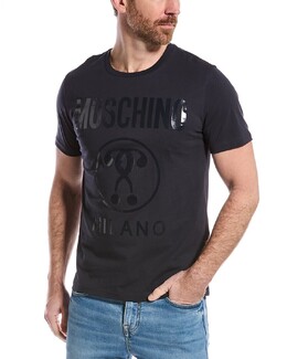 Moschino: Чёрная футболка 
