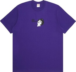 Supreme: Фиолетовая футболка  Love