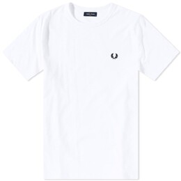 Fred Perry: Белая футболка  Ringer