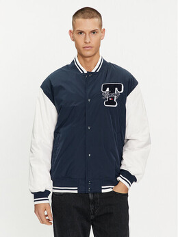 Tommy Jeans: Синяя куртка 