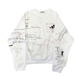 Yeezy: Белая толстовка 