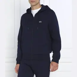 Lacoste: Синяя толстовка 
