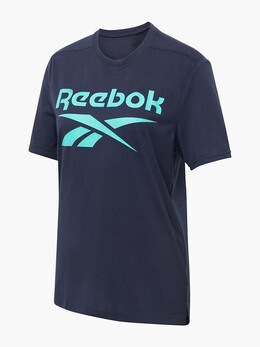 Reebok: Синяя футболка 
